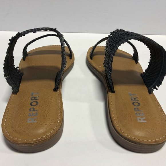 Report Women's Oralia Slide Sandal Black, Size 8M - Picture 3 of 5